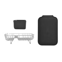 Kompakt oppvaskstativ, grå