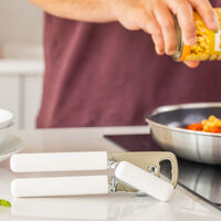 Classic konservöppnare, porslinsvit