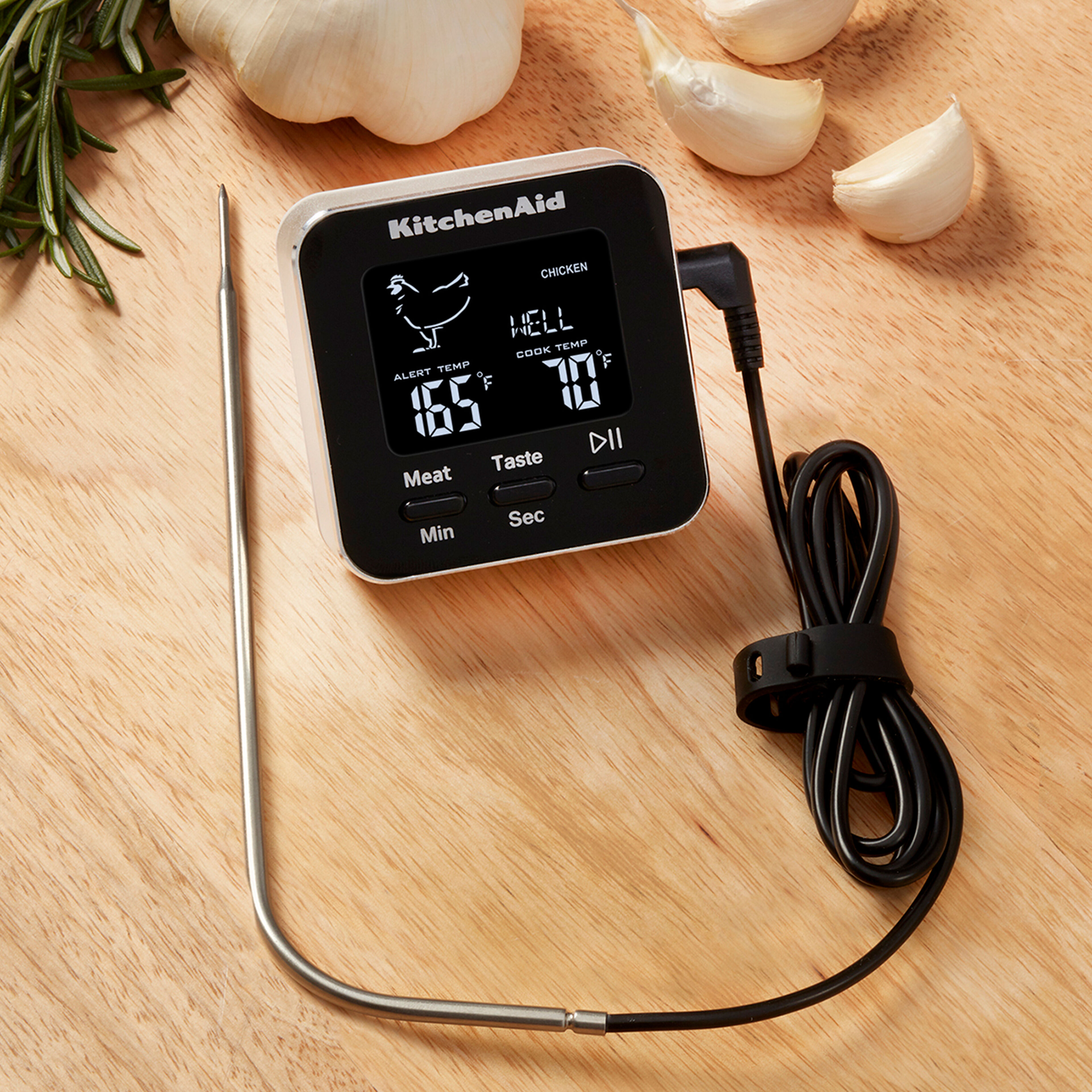 Digital stektermometer med timer