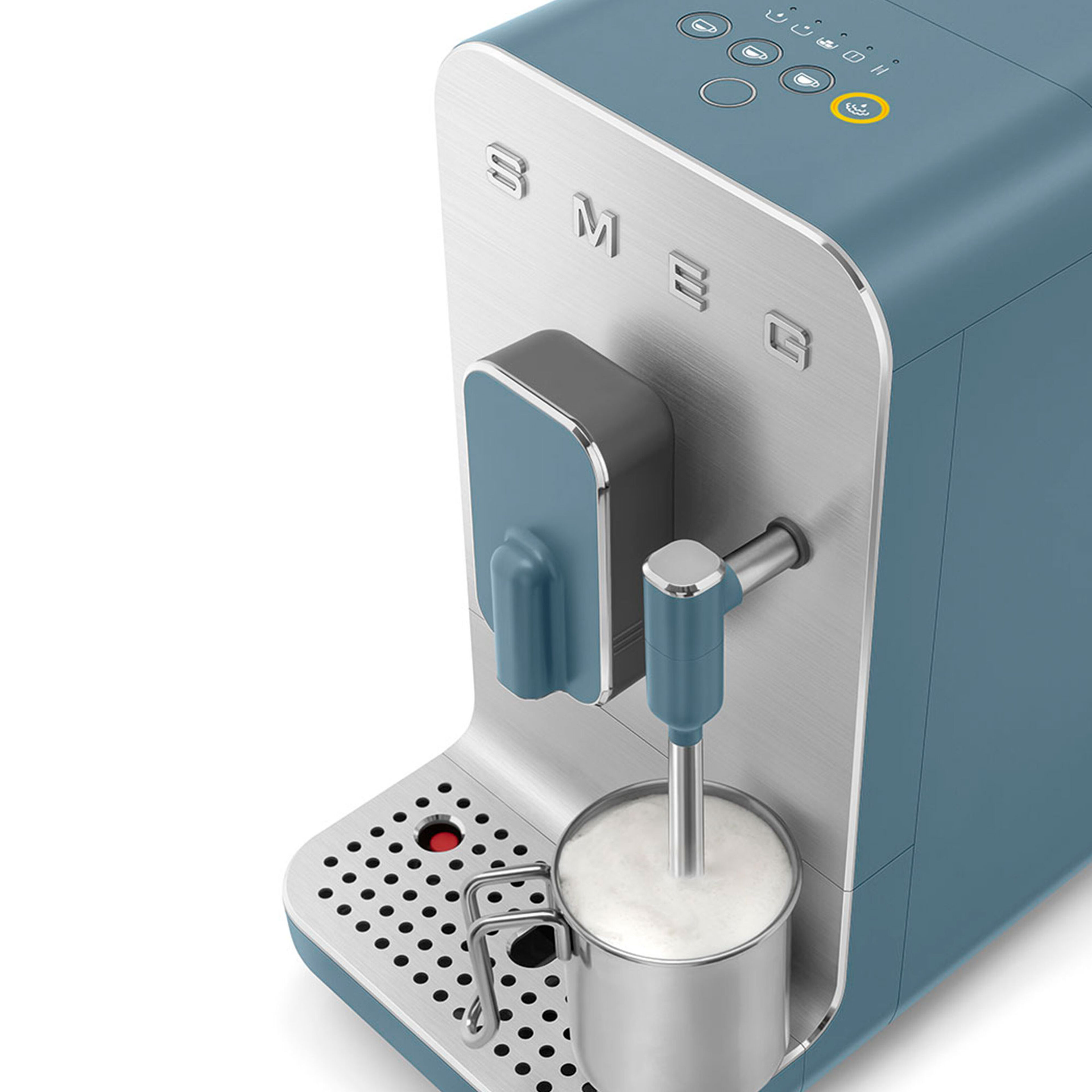 BCC12SBMEU helautomatisk espressomaskin med melkeskummer, storm blue