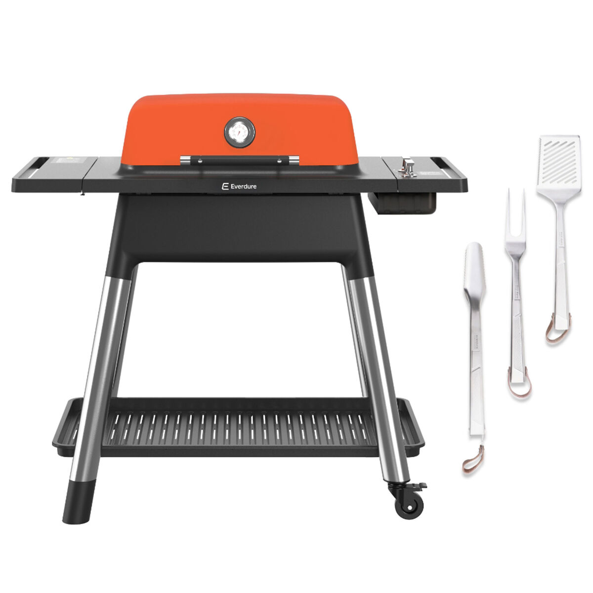 FORCE Gen III gassgrill med redskapssett, oransje