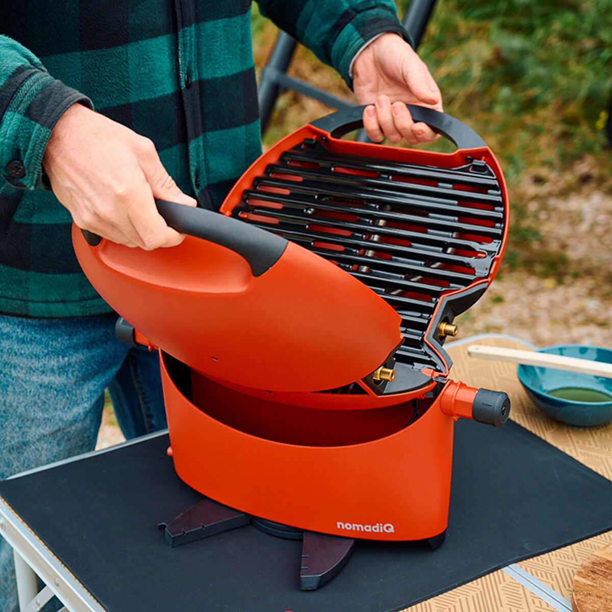 Portabel gasolgrill 3.0, terra red