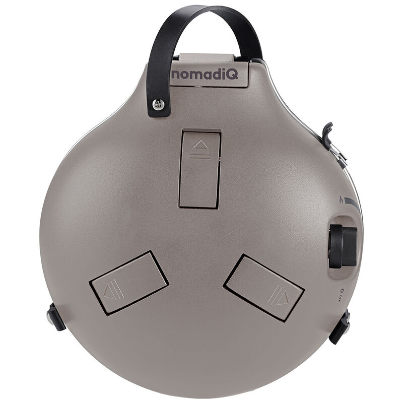 Compact transportabel gaskøkken med to brændere, urban grey