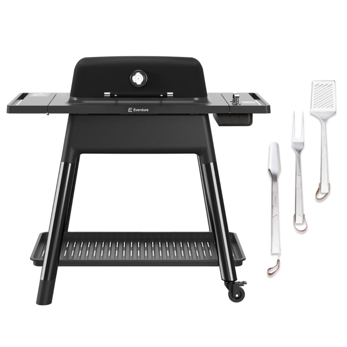 FORCE Gen III gassgrill med redskapssett, svart
