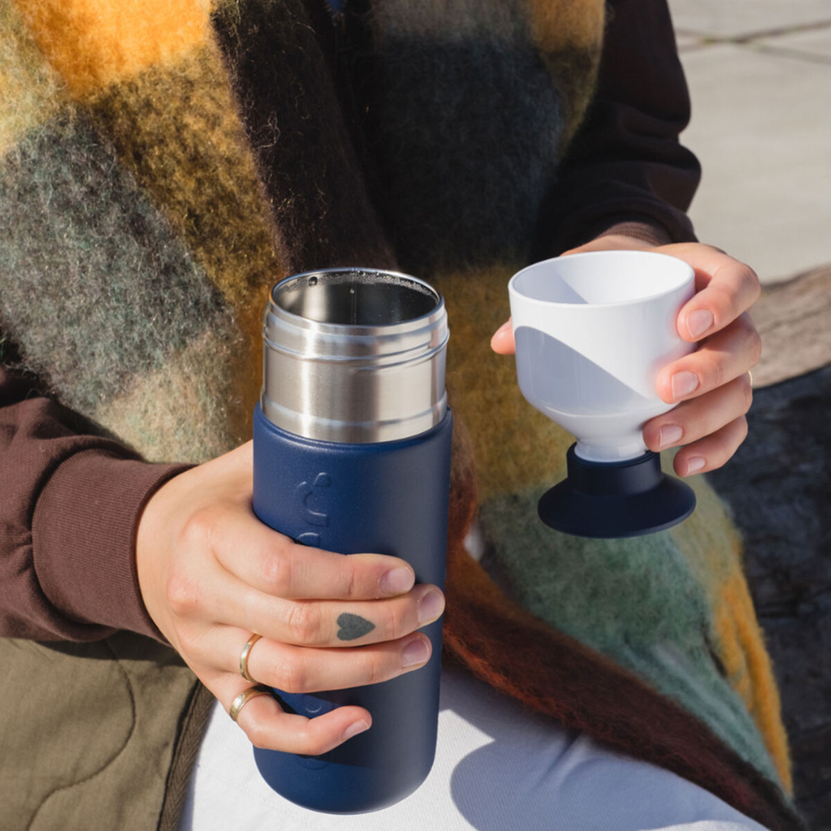 Termoflaske 580 ml, breaker blue