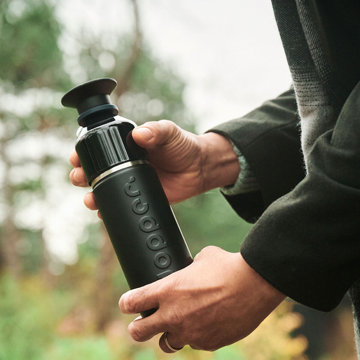 Termoflaske 1 liter, blazing black