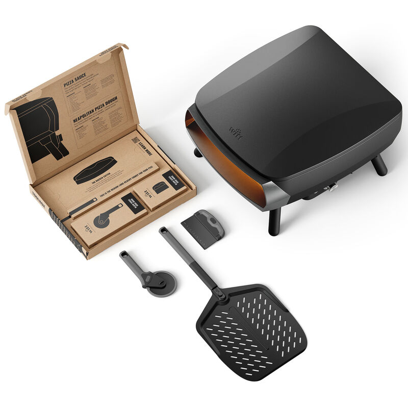 Piccolo Rotante 16" pizzaovn inkl. toolbox, svart