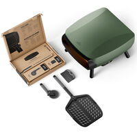 Piccolo Rotante 16" pizzaovn inkl. toolbox, grønn