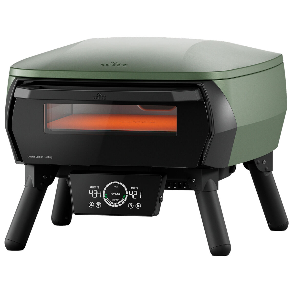 Pizzaugn Elektrisk eGNITE Control 13", grön