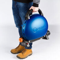 500 transportabel gasgrill, blå