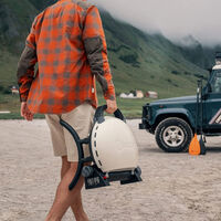 500 transportabel gasgrill, cream