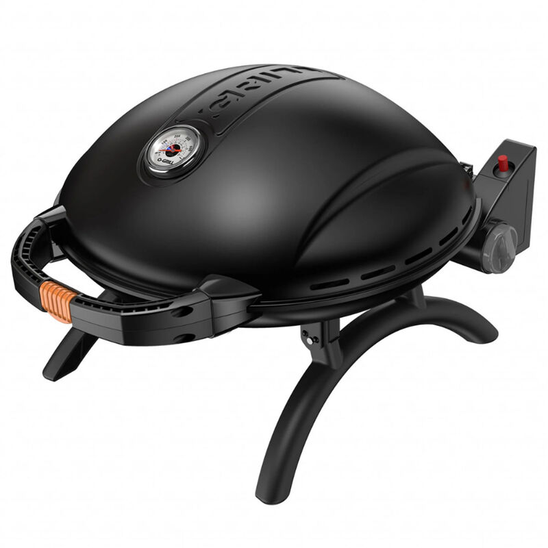 900 transportabel gasgrill, sort