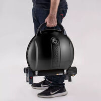 900 transportabel gasgrill, sort