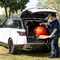 900 transportabel gasgrill, orange