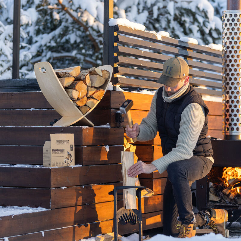 Nordic Embers Vedställ Natur