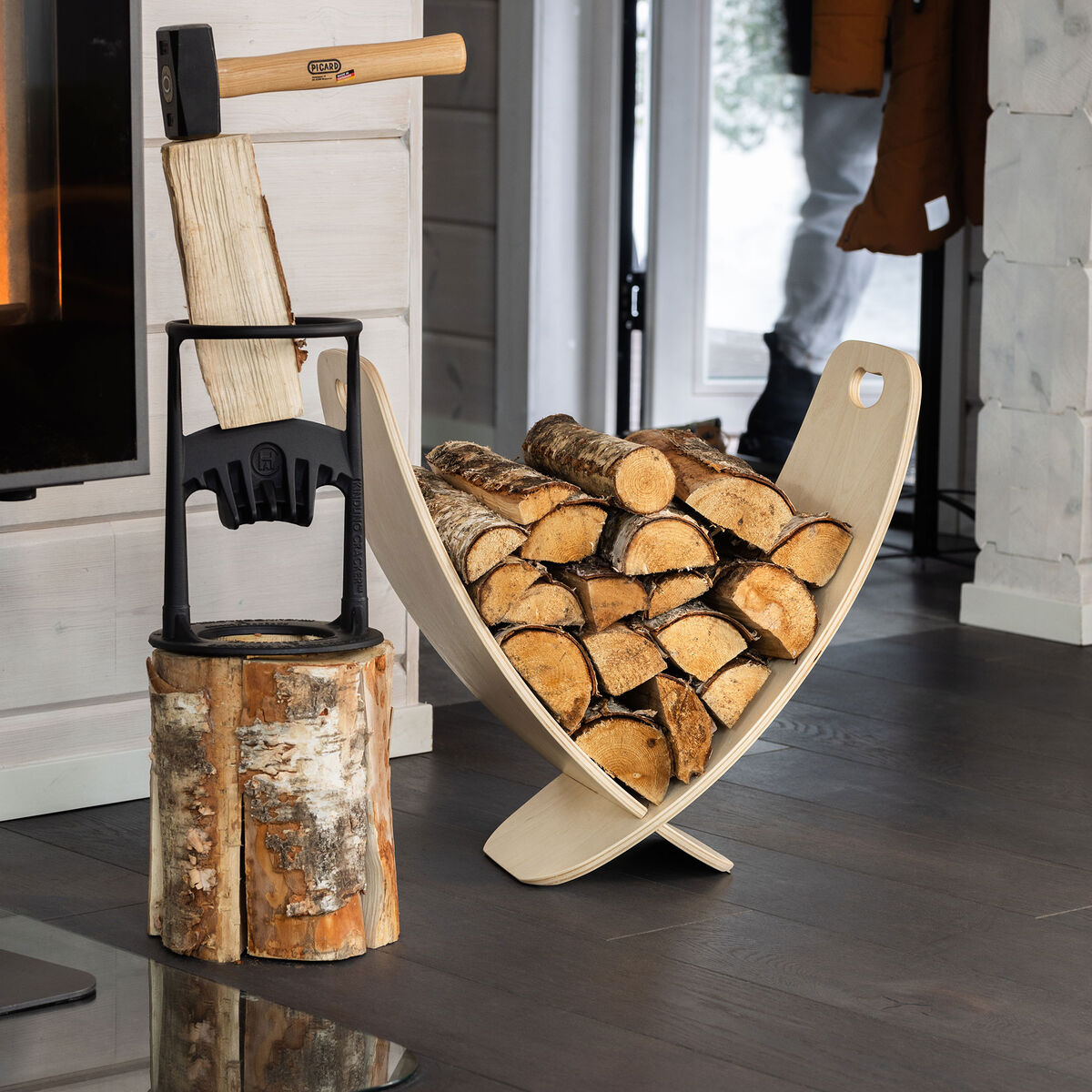 Nordic Embers Vedstativ Natur