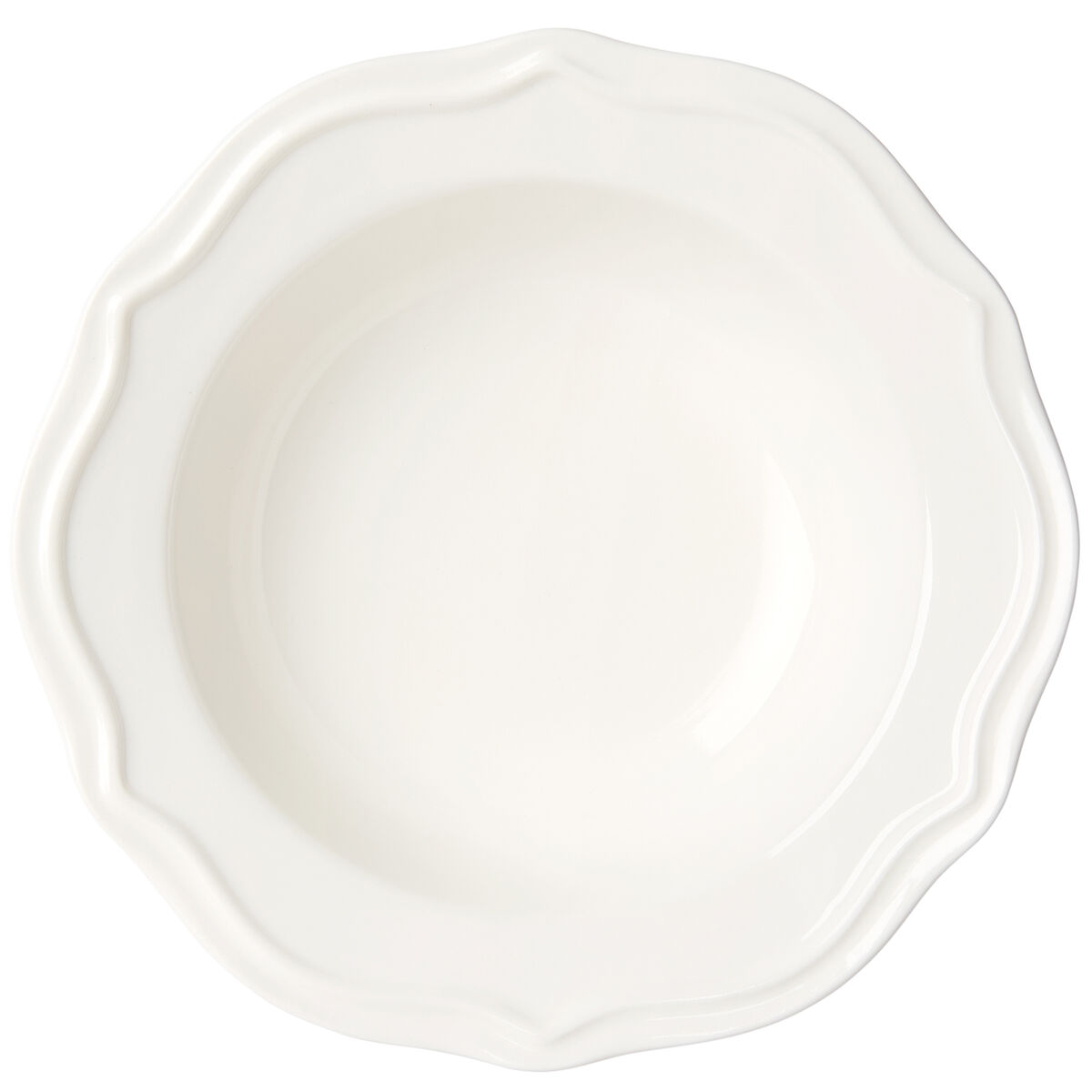 Violette skål 15 cm, hvit