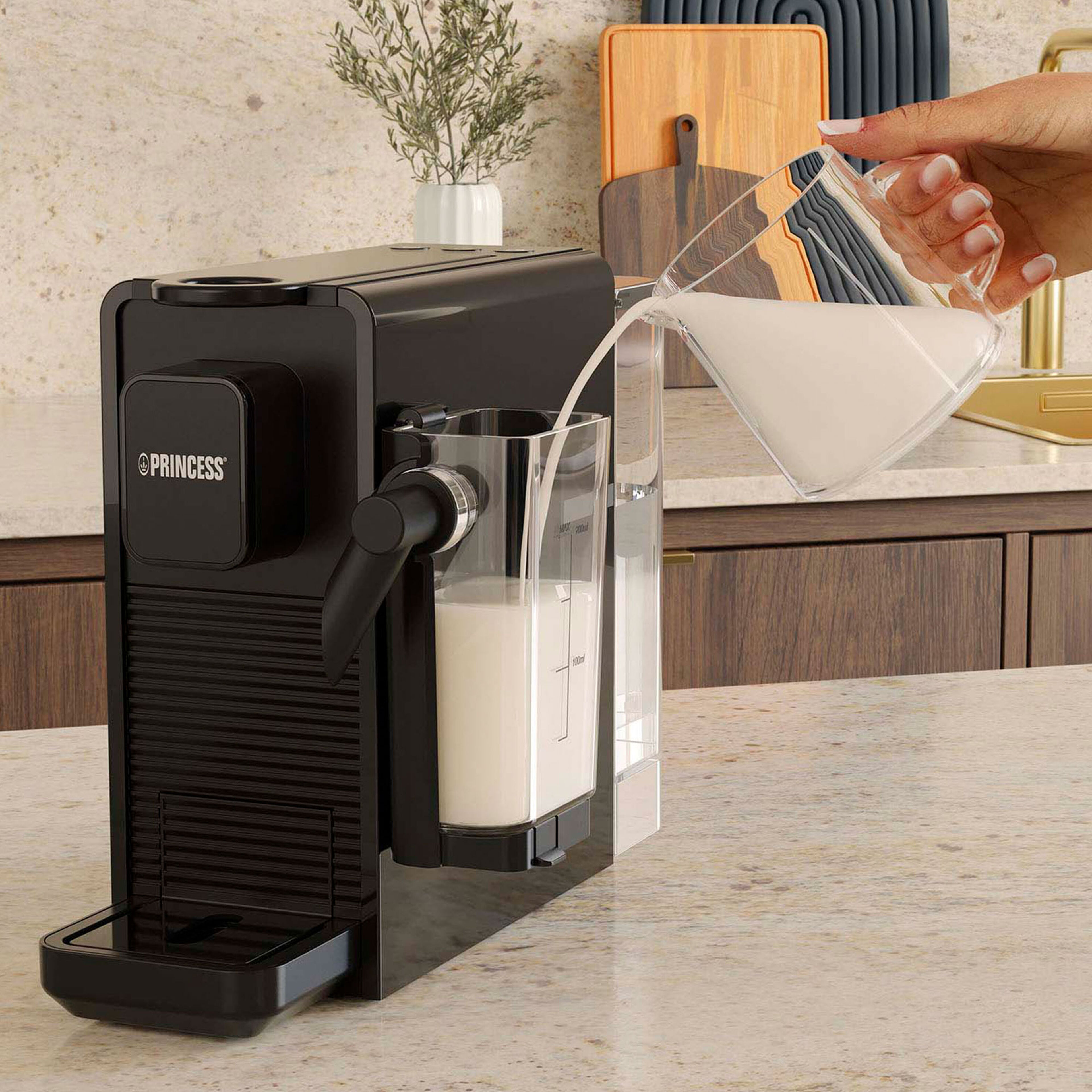 Capsule and Latte Pro kaffemaskin