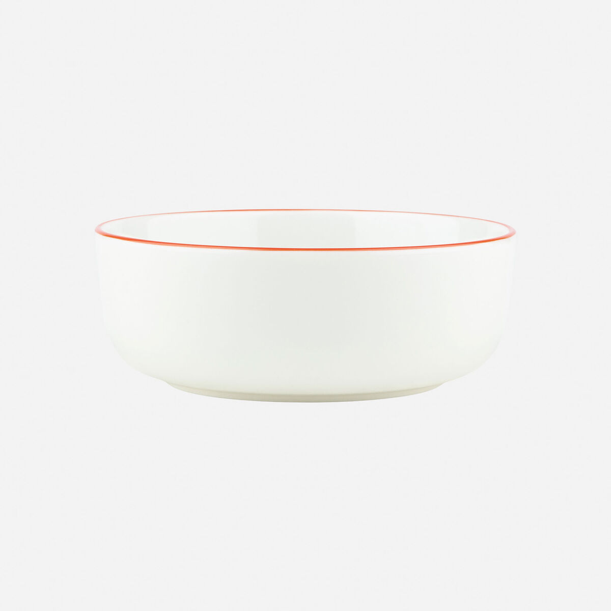 Unikko skål 4 dl, hvid/lyseblå/orangerød