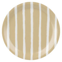 Piccolo glasunderlägg 11 cm, vit/sand