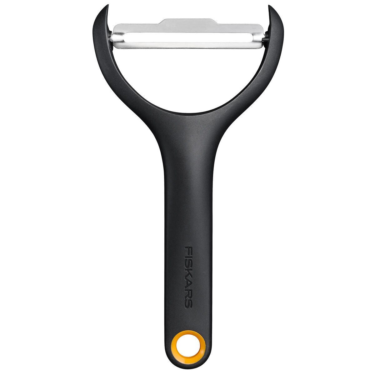 Functional Form grøntsagsskræller 15 cm, sort/orange