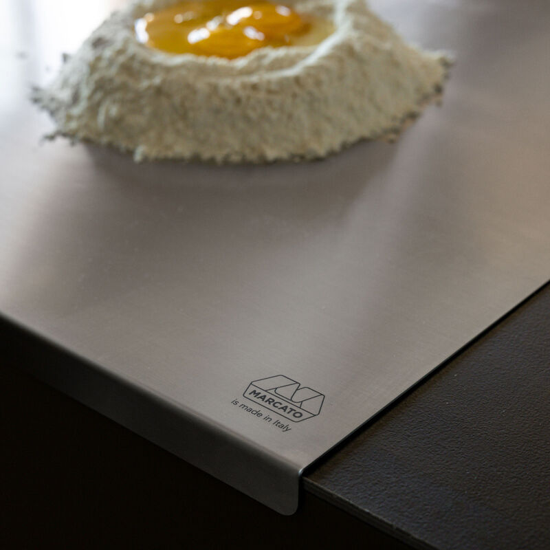 Marcato Bagebord Rustfrit Stål 70 x 48 x 2 cm