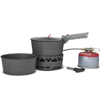 PrimeTech Stove Set II gaskök 1,3 liter, grå