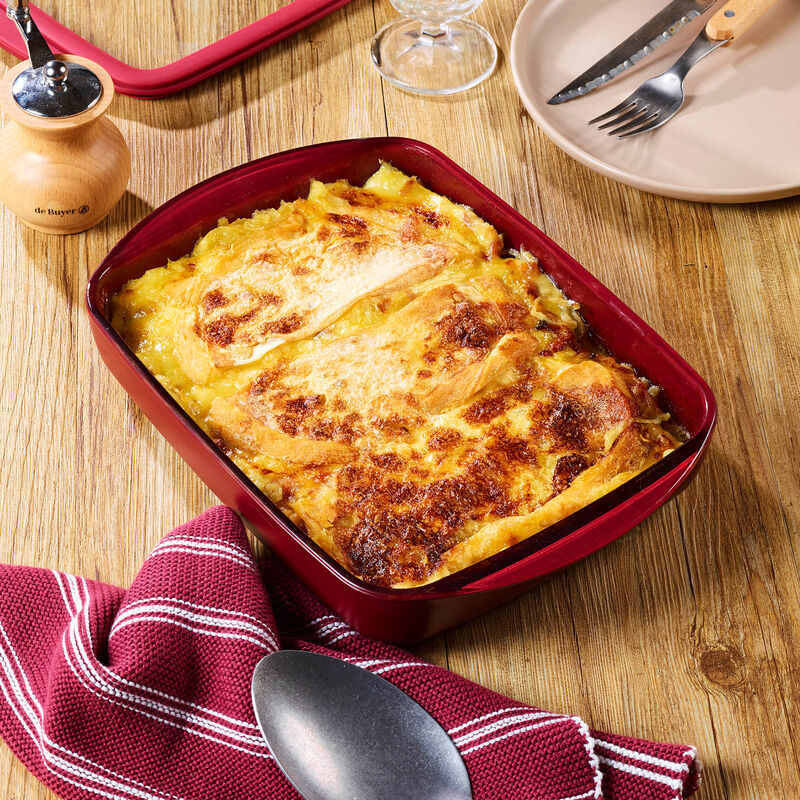 Rektangulär ugnssäker form 1,6 liter, cherrywood