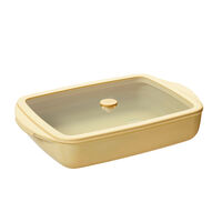 Rektangulär ugnssäker form 1,6 liter, egg shell