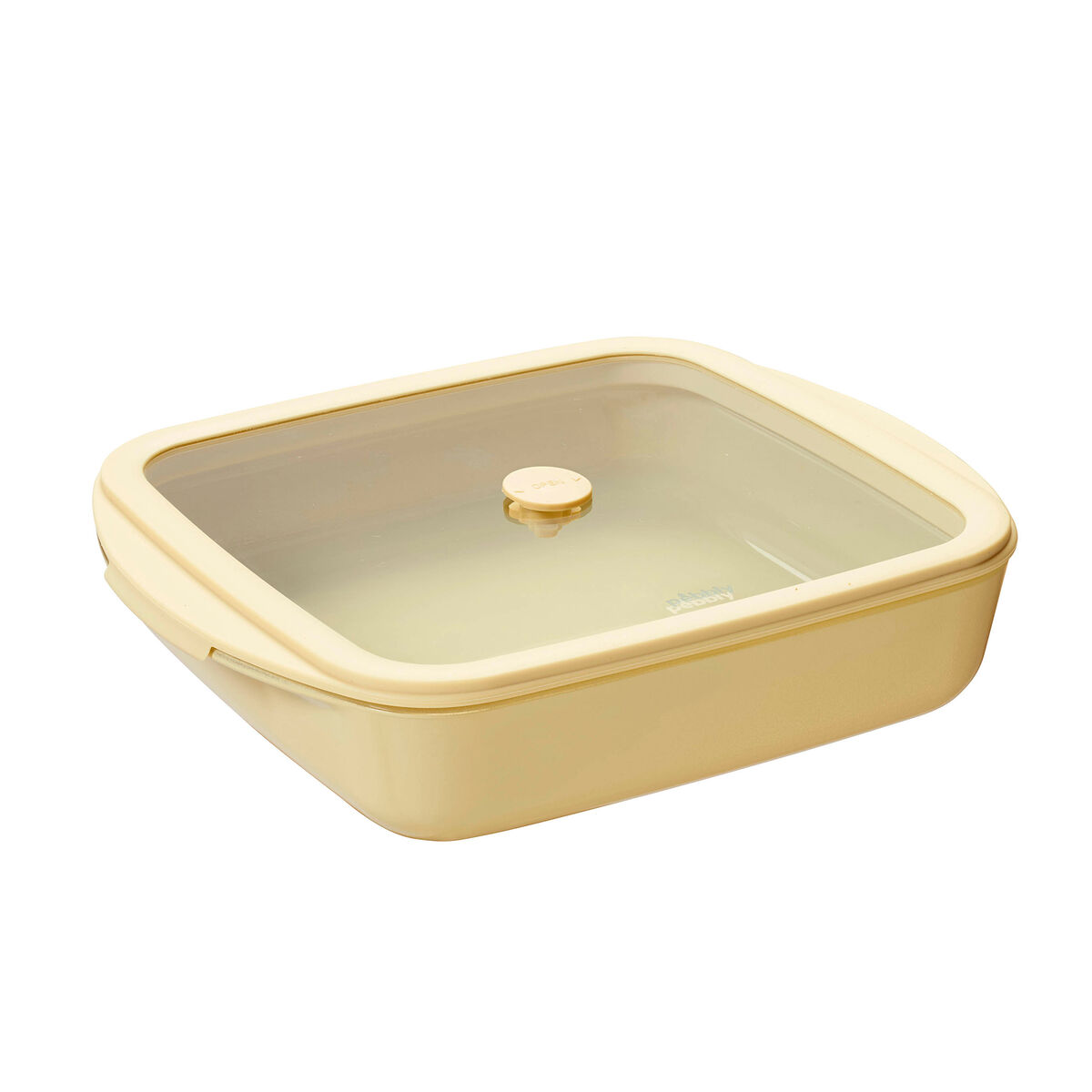 Ovnfast form 1,6 liter kvadratisk, egg shell