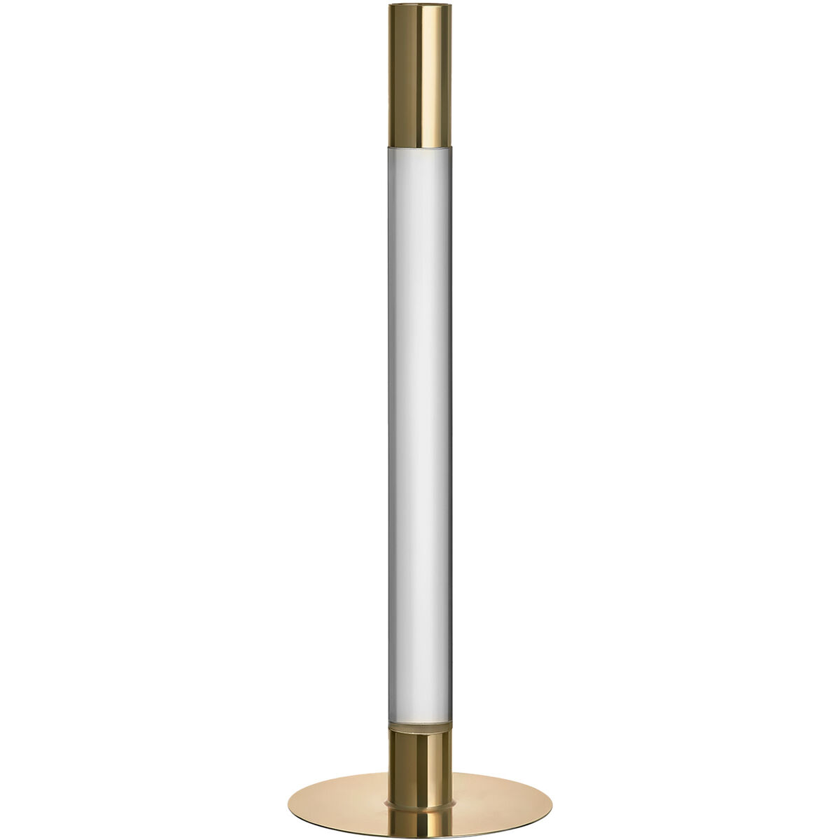 Lumiere lysestake 32 cm, gull/glass