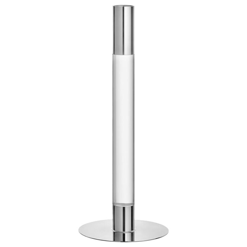 Lumiere lysestake 26,5 cm, sølv/metall