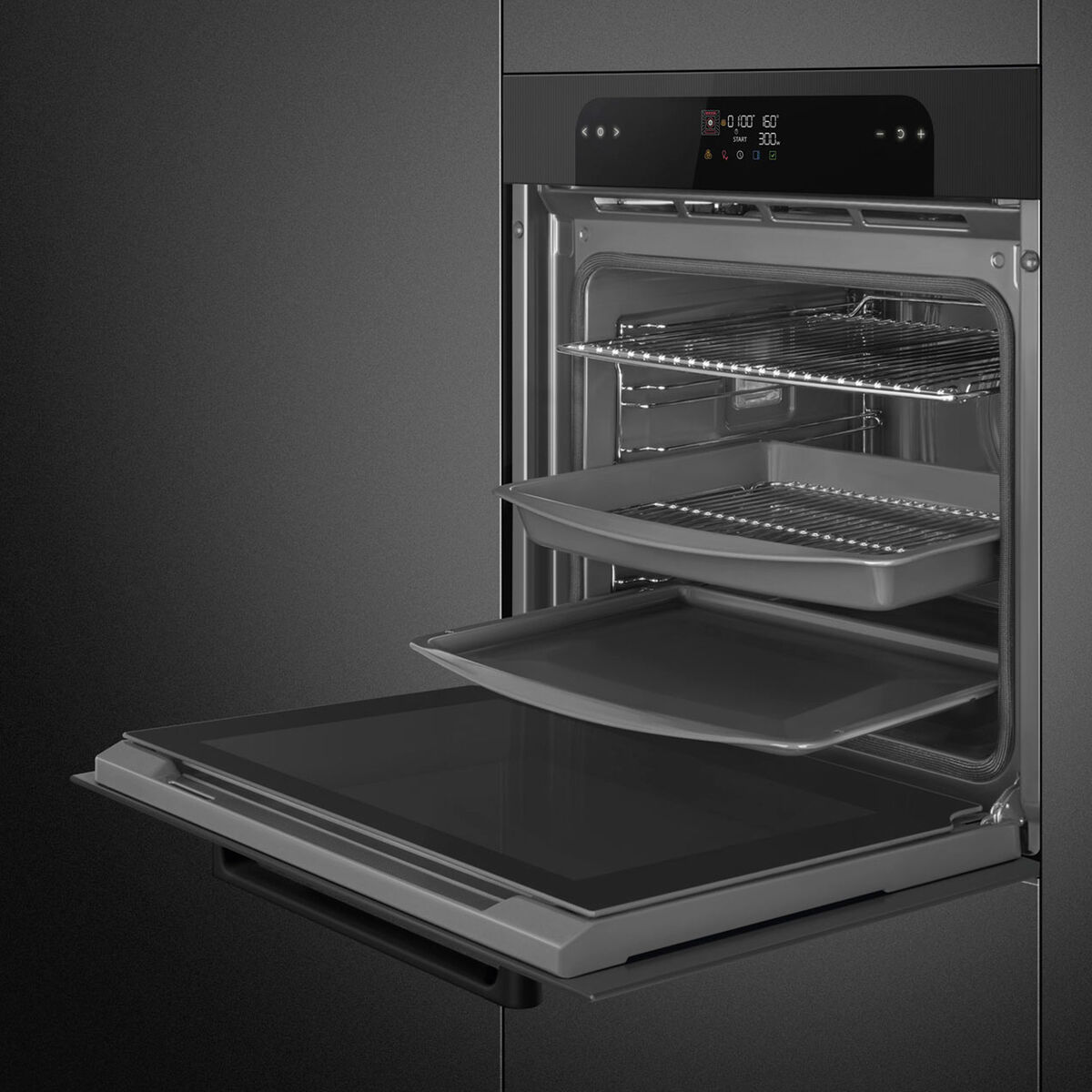 SOP6202TB Musa inbyggnadsugn 60 cm, svart