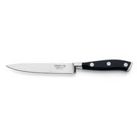 Vulcano allroundkniv 12 cm, stål/sort