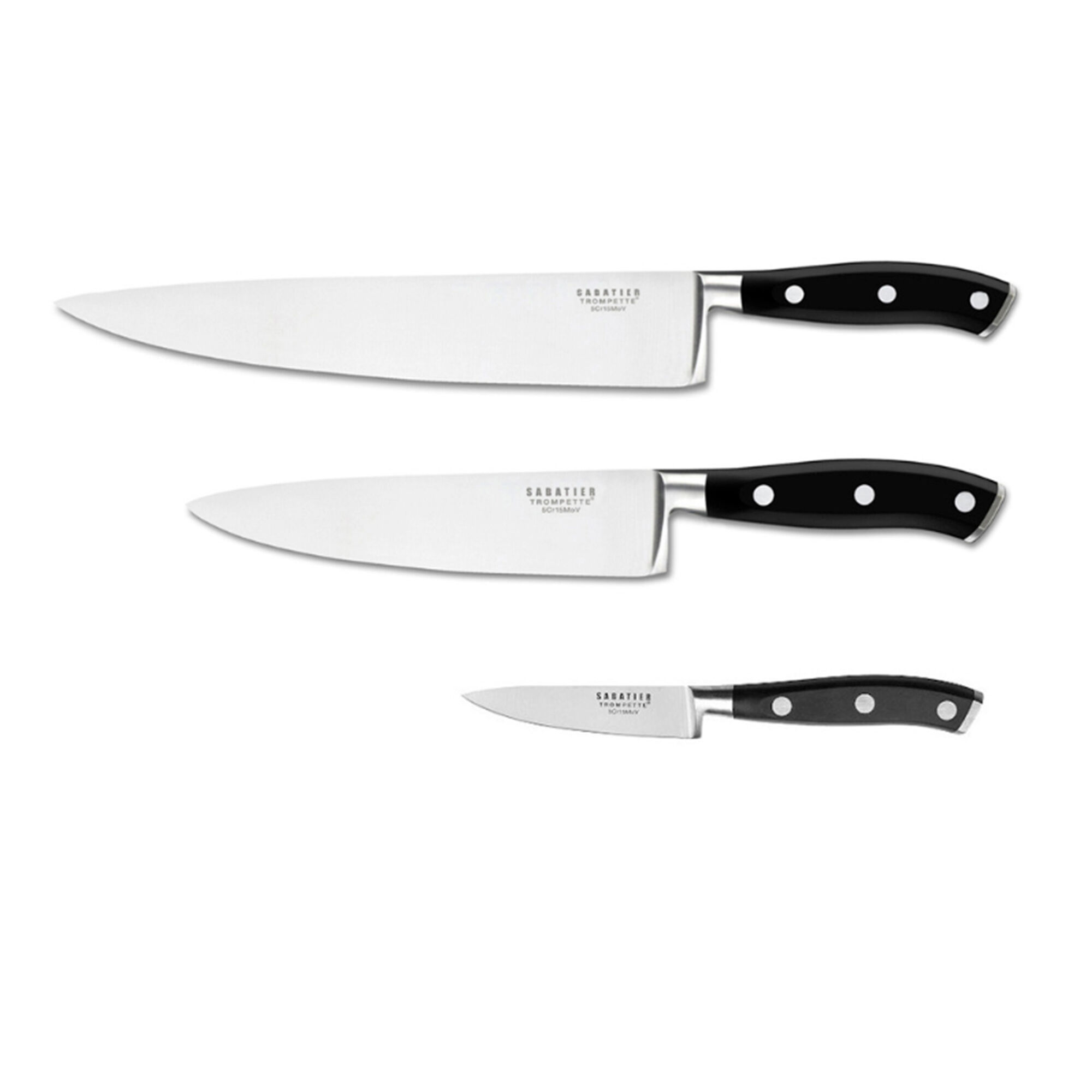 Sabatier trompette Vulcano knivset 3 delar