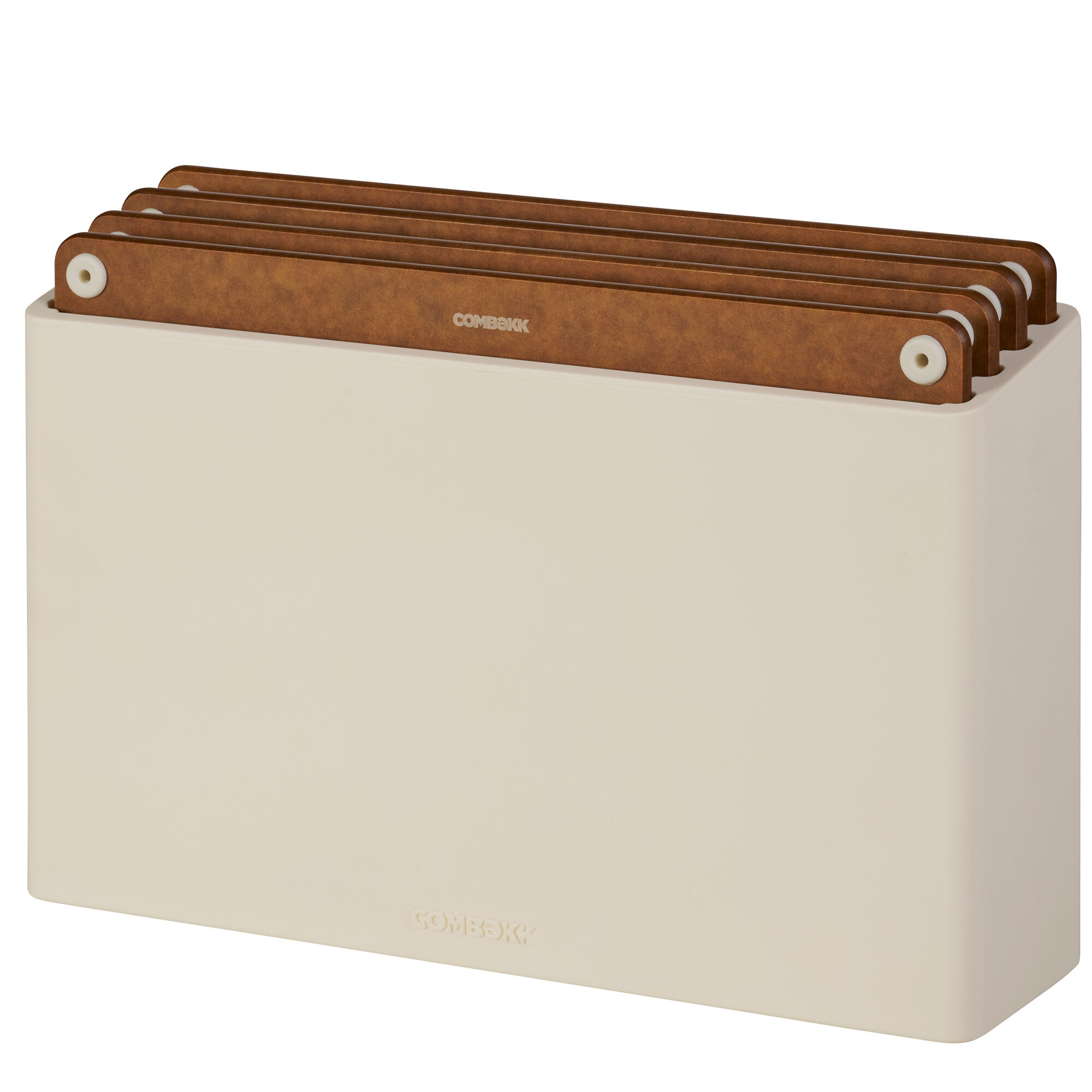 Combekk Sk&auml;rbr&auml;deh&aring;llare med 4 sk&auml;rbr&auml;dor, sand