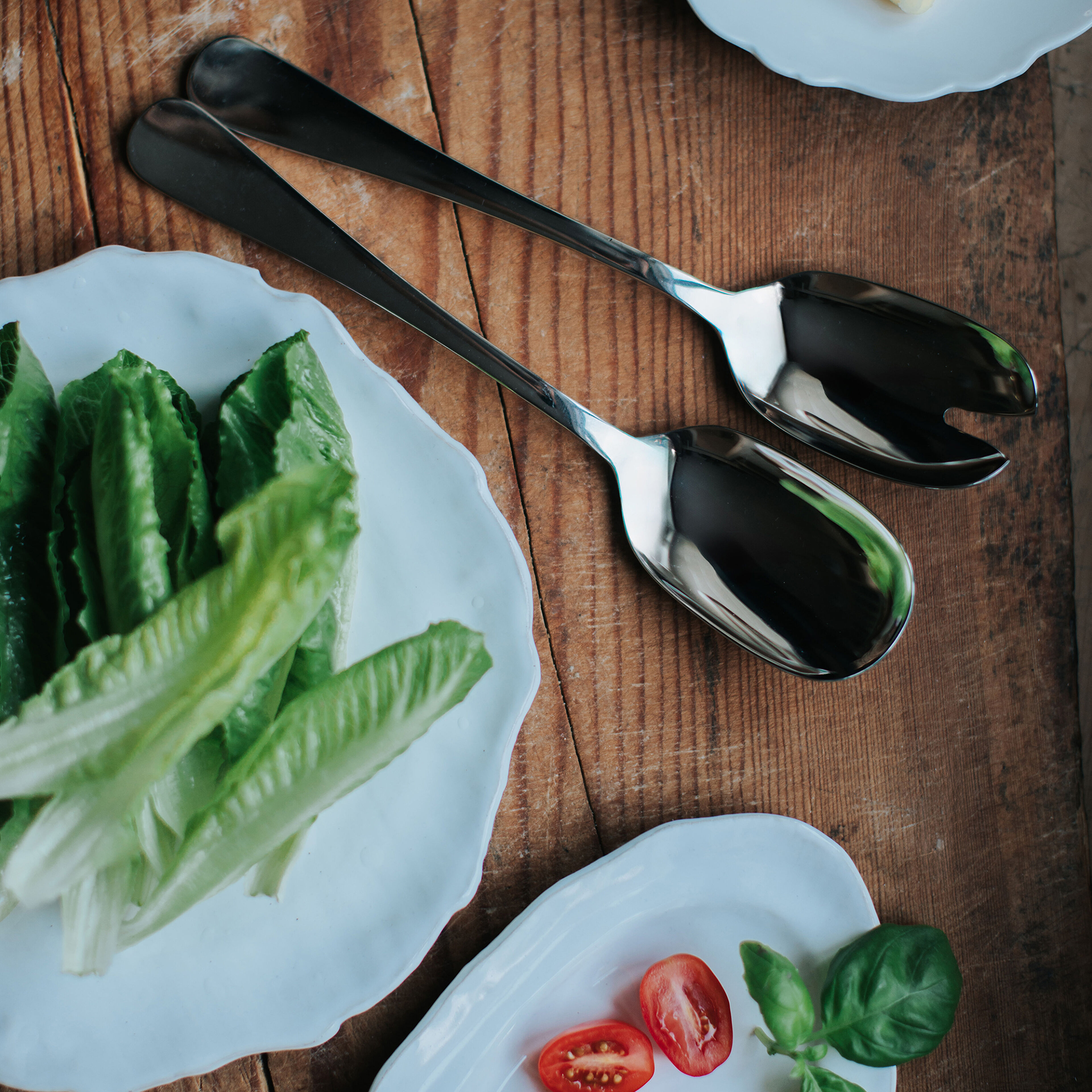 Classic salatbestik 25 cm, rustfrit stål, 2 dele