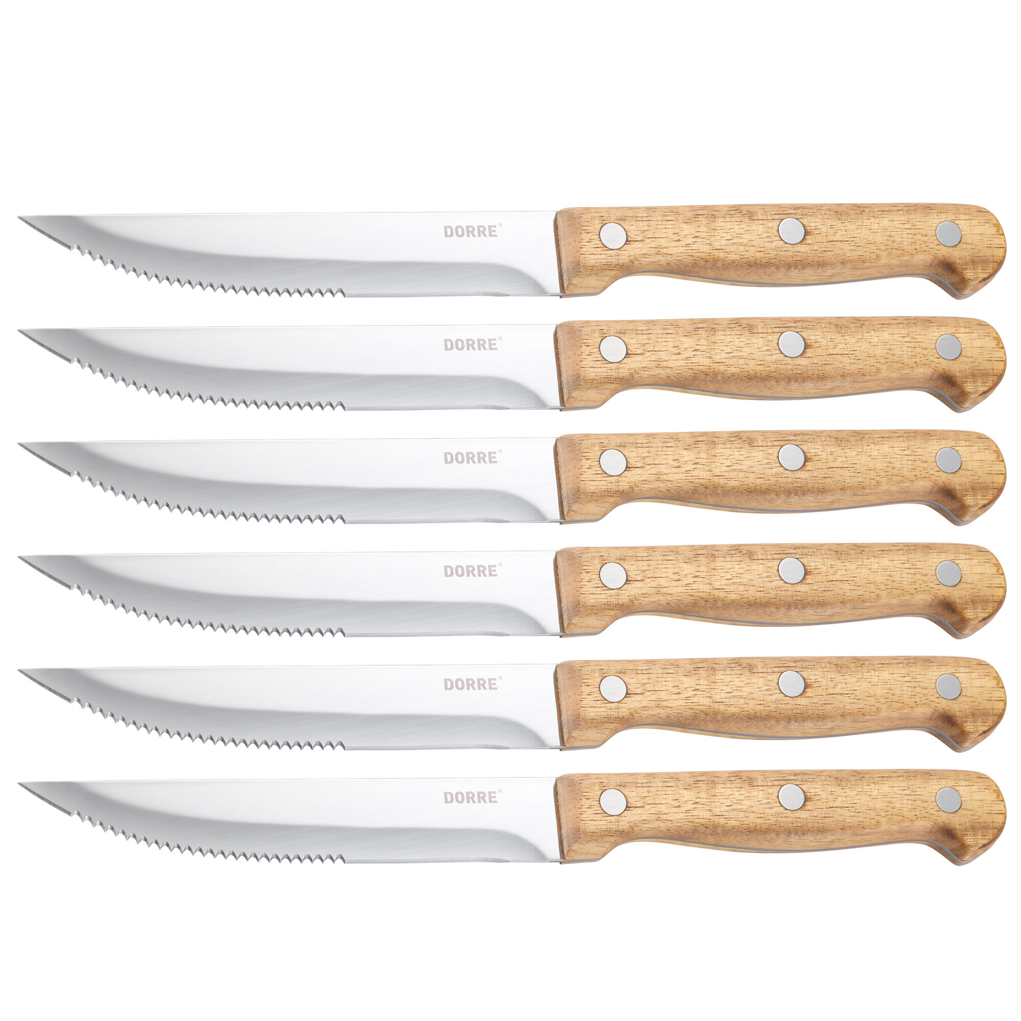 Dorre BBQ stekknivar 6-pack