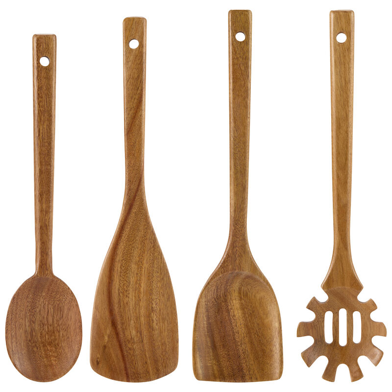 Rey redskapsset 4 delar, akaciaträ