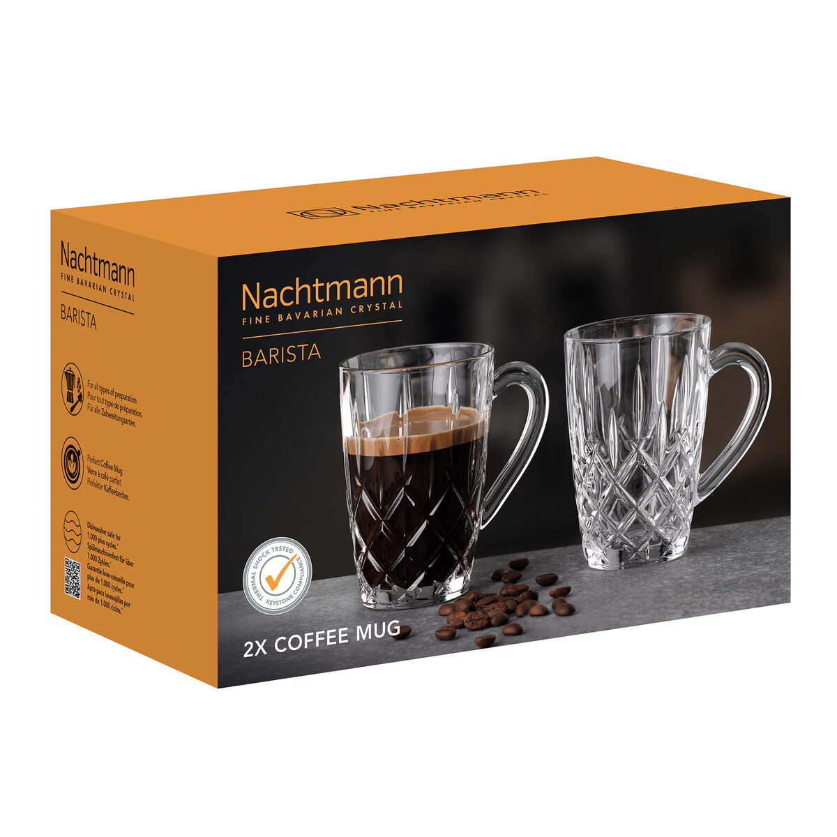 Noblesse Barista Coffee, klar, 2 stk.