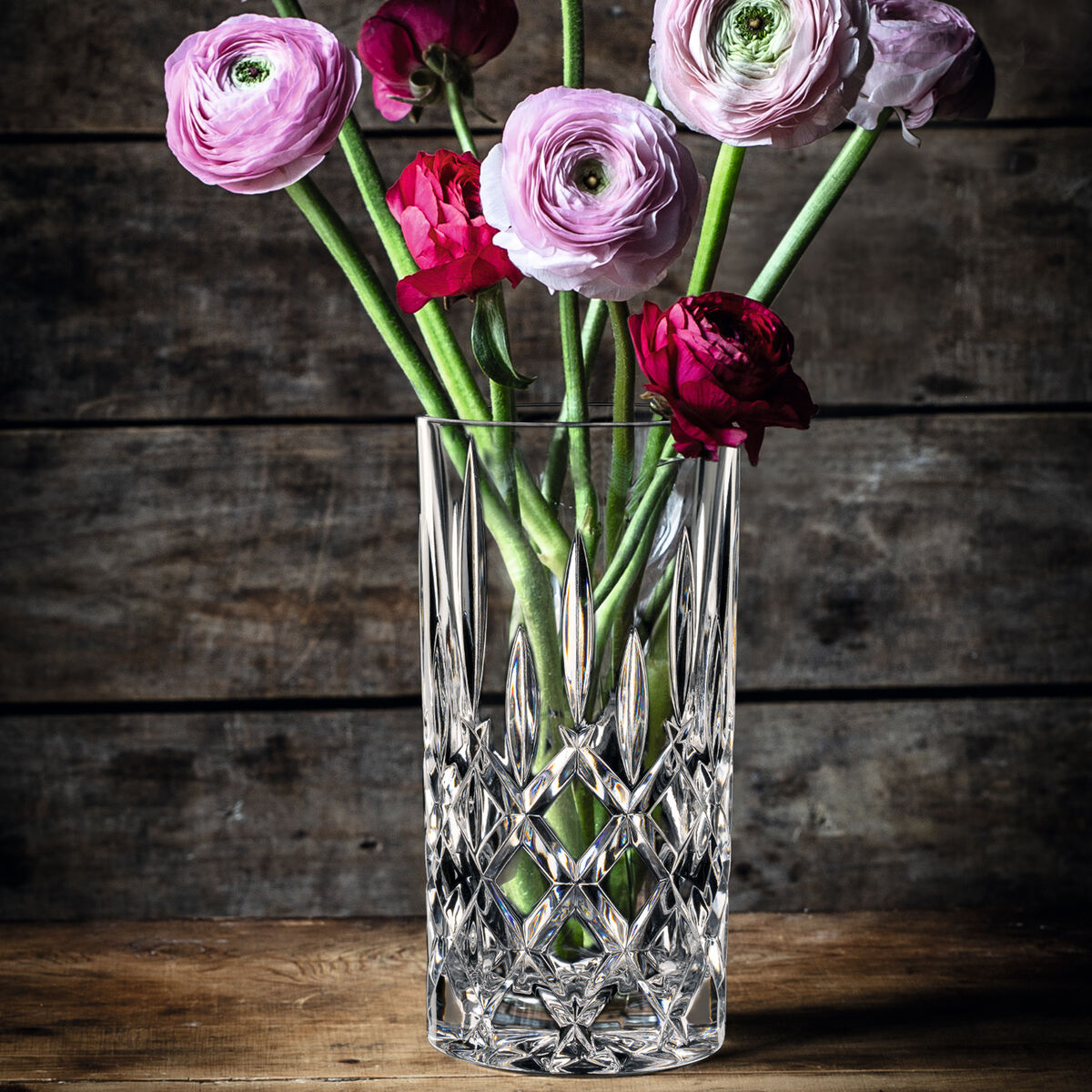 Noblesse vase 23 cm, klar