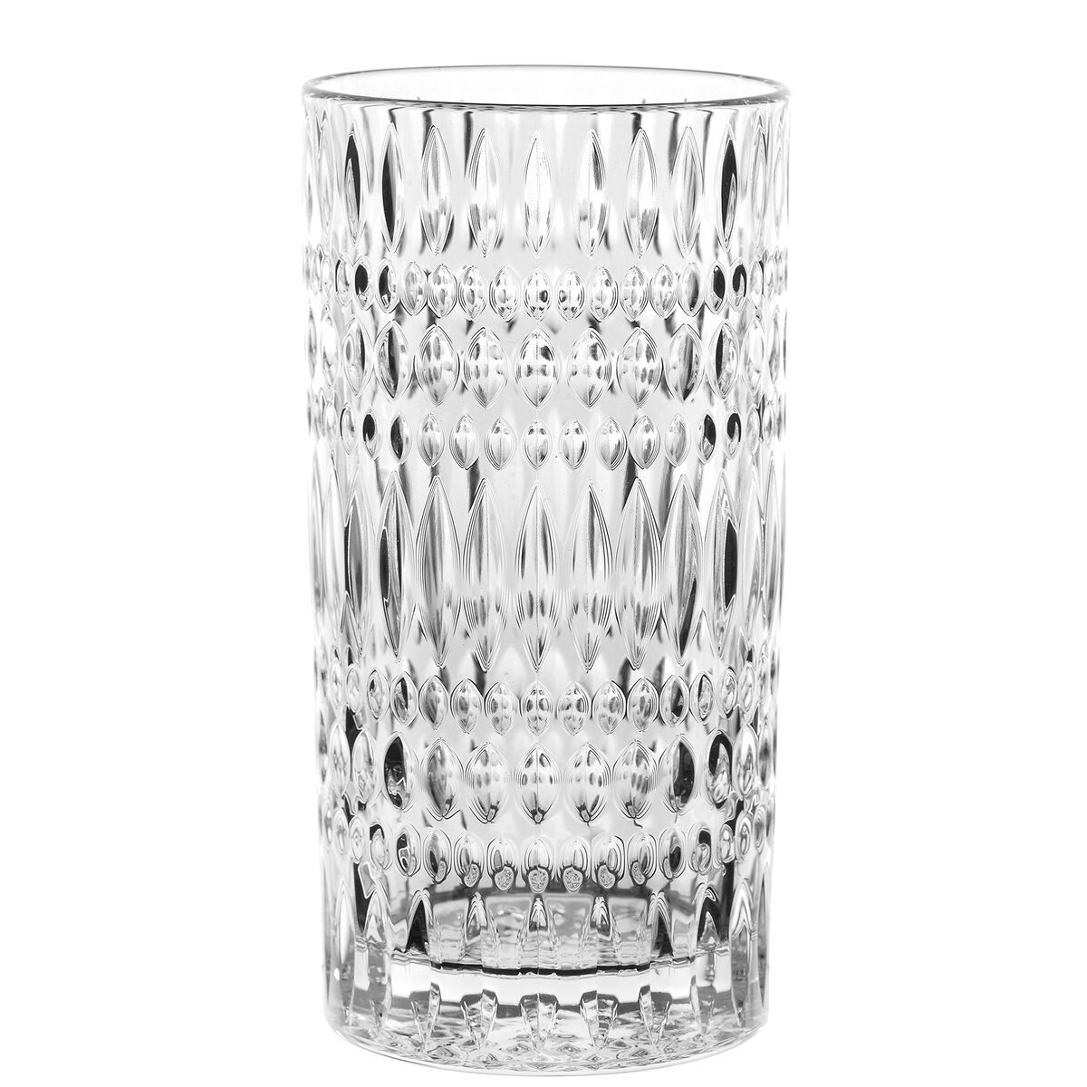 Ethno vase 23 cm, klar