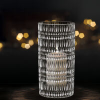 Ethno vase 23 cm, klar