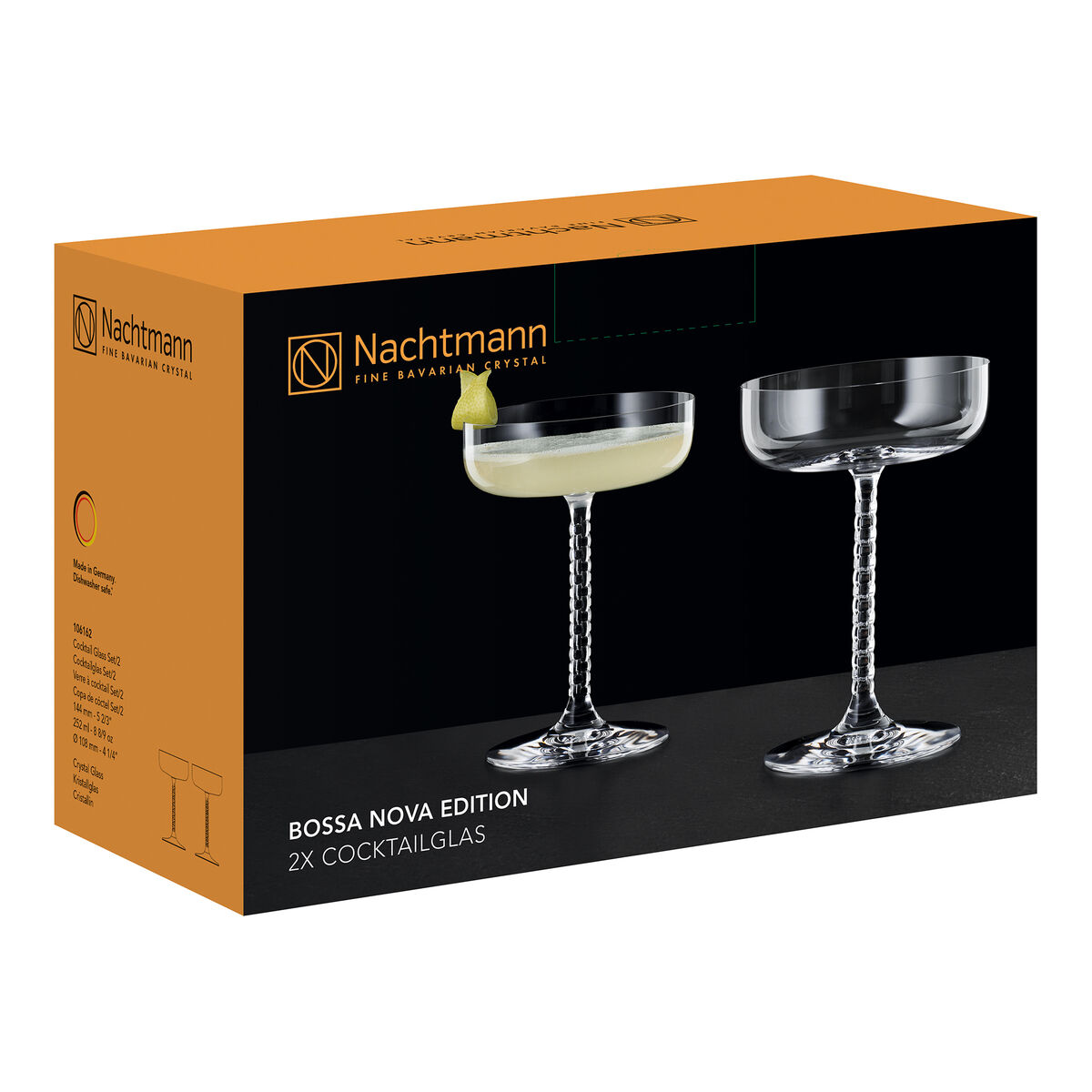 Bossa Nova Cocktailglas 25,2 cl, klar, 2 stk.