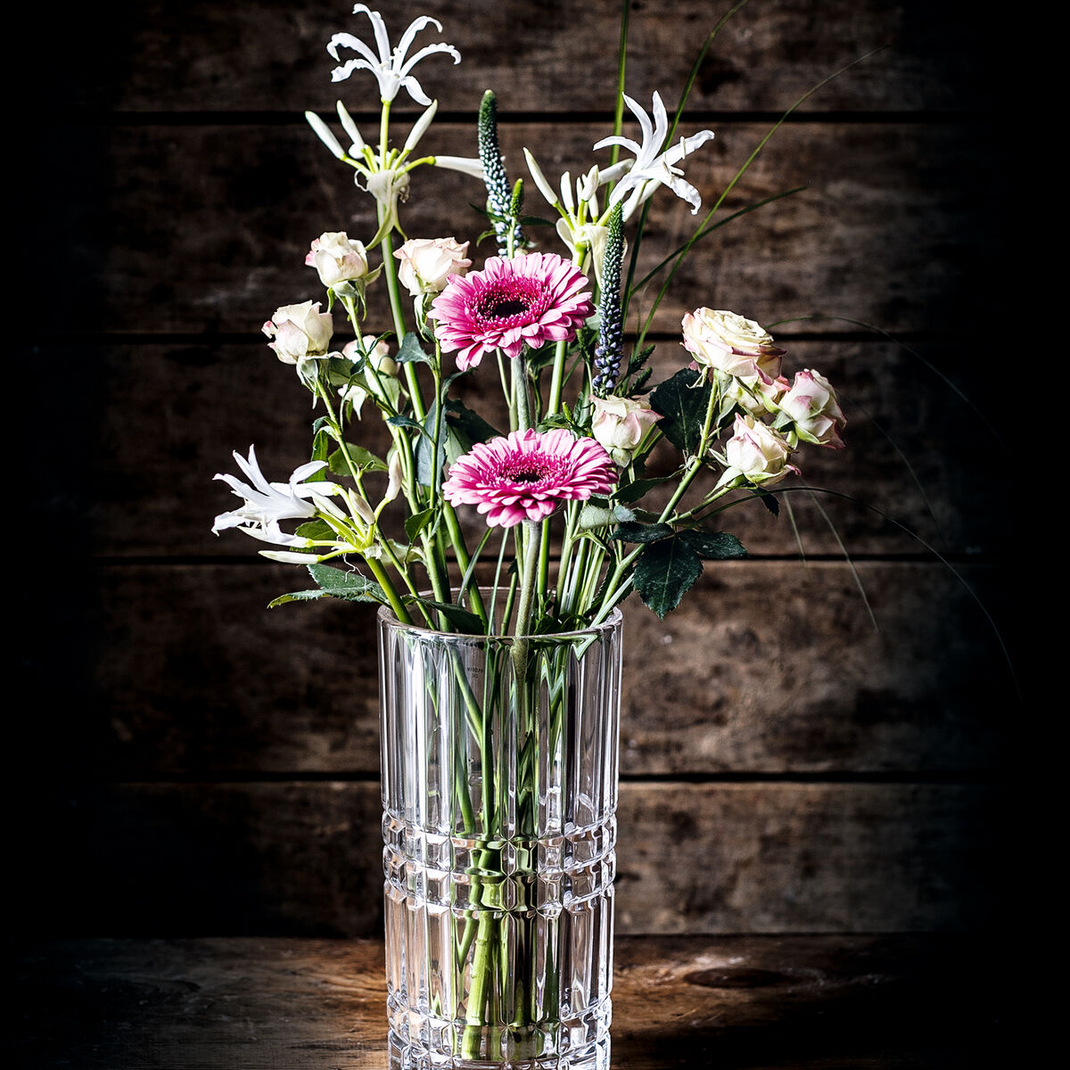 Square vase 23 cm