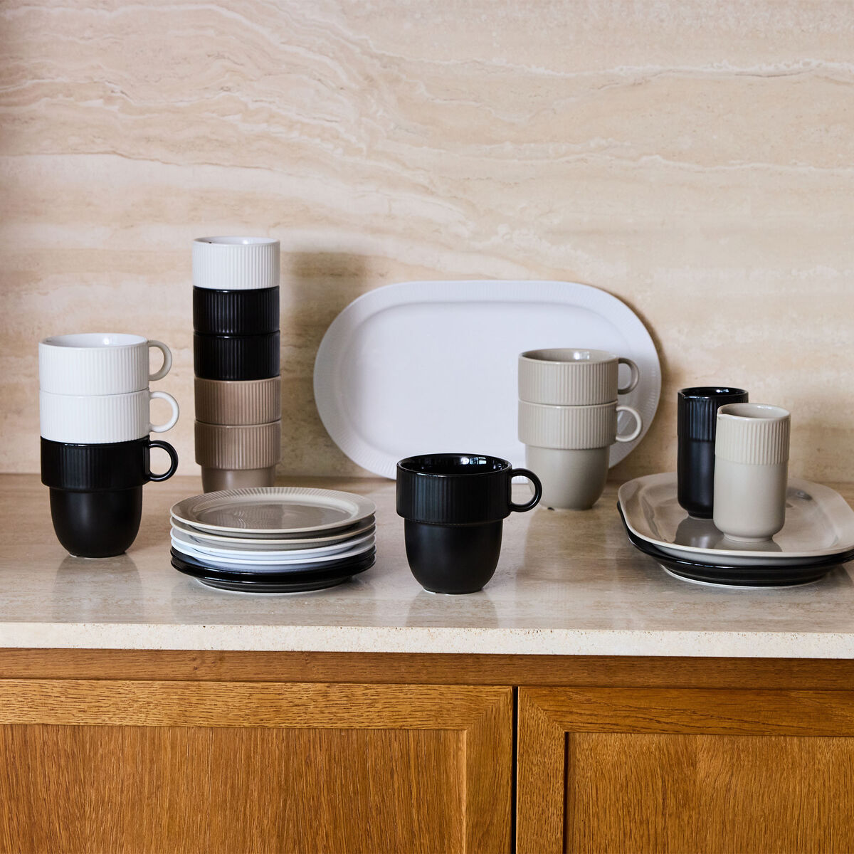 Inka temugg, svart