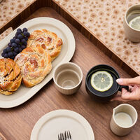 Inka serveringsfat, beige