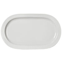 Inka serveringsfat, vit