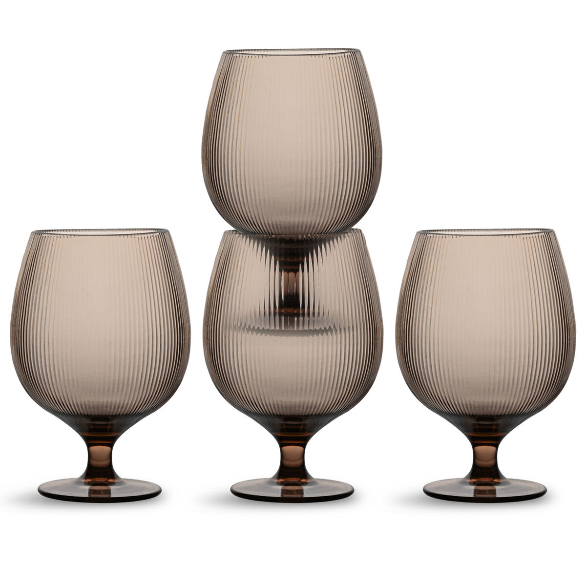 Billi ølglass 50 cl 4-pakning, brun
