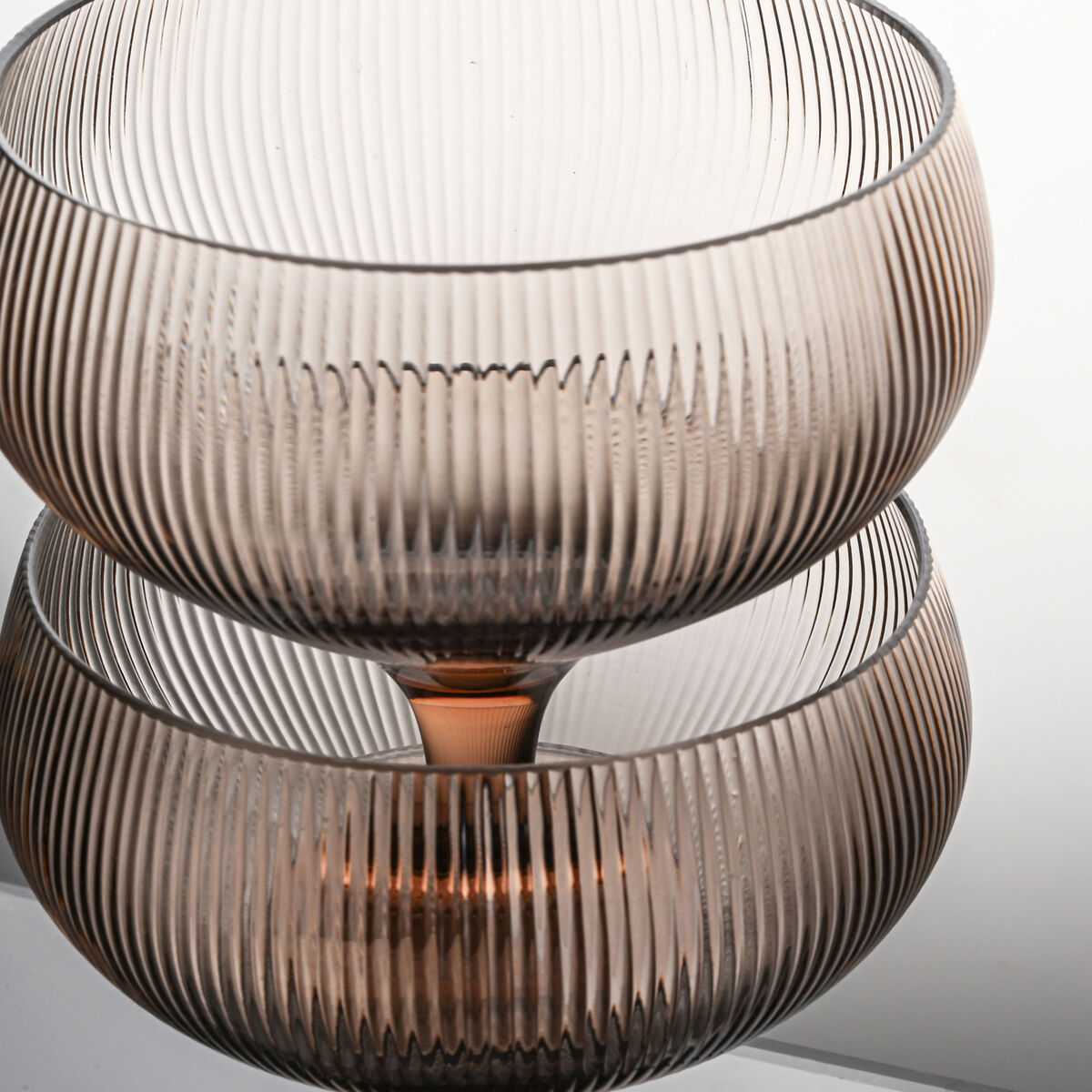 Billi champagneglas, brun, 4 stk.